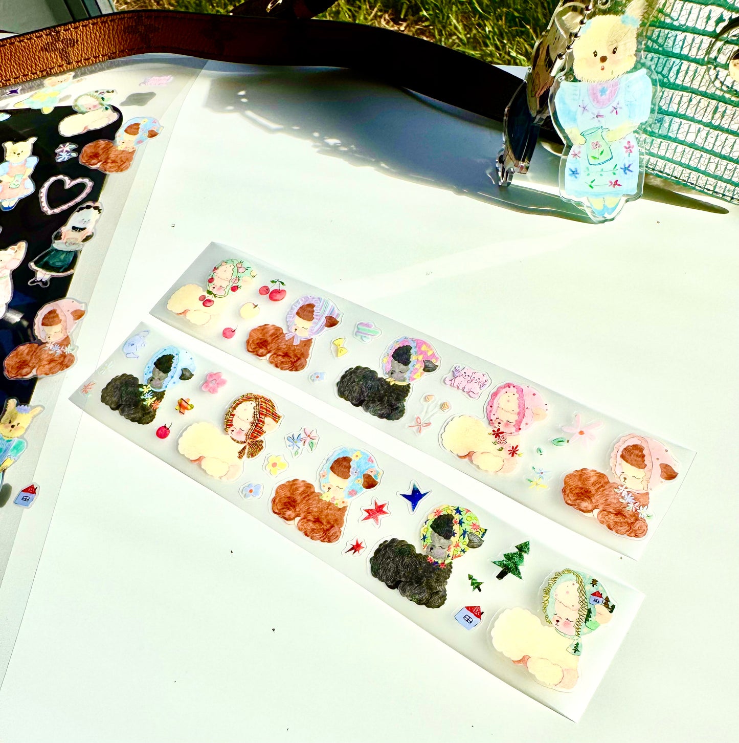 PUKAPUKA - Little Lamb's Nap | Kiss-cut | 4cm Tape | Release Paper | 5.2M