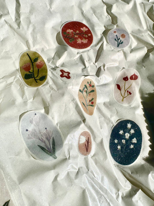 NEW! 37 Degree - Botanical Collection | Kiss-cut | 5cm Tape | Release Paper | 5M