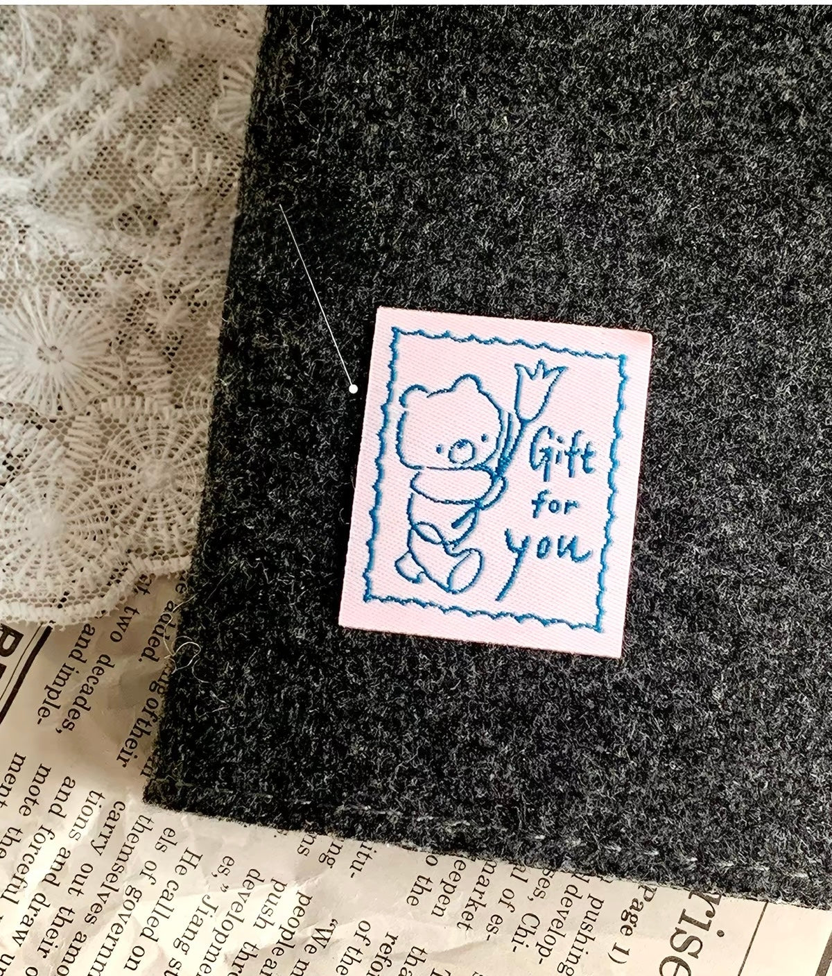 NEW! Molinta - Fabric Sticker | 10pcs | Journaling Accessories