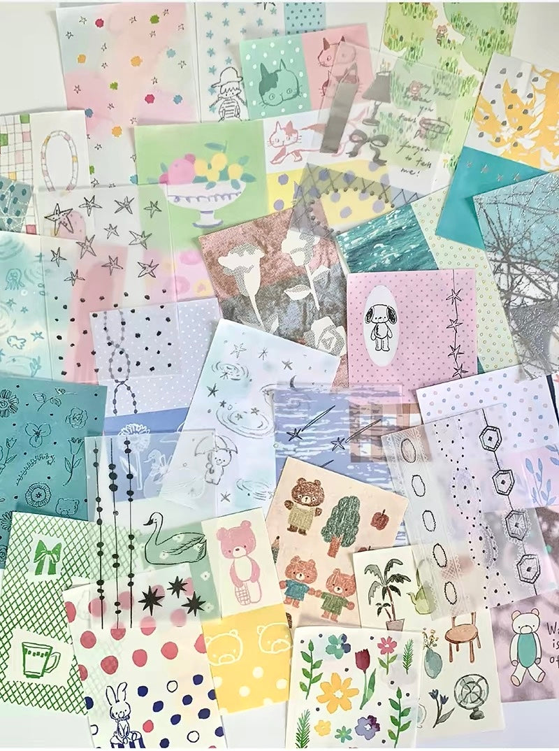 NEW! Molinta - Write about Life | Silver Foil | Specialty Paper | 90 Sheets Memo Pad | Ephemera Paper