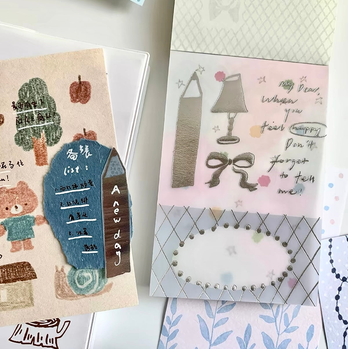 NEW! Molinta - Write about Life | Silver Foil | Specialty Paper | 90 Sheets Memo Pad | Ephemera Paper