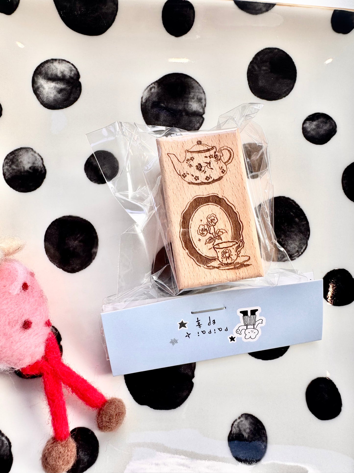 Paipai Studio - Vintage Tea Set | Rubber Stamps