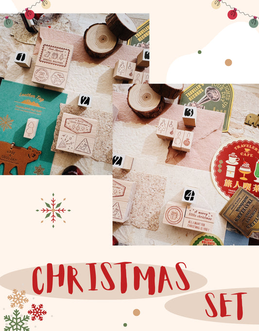 NEW! Penspapersplanner - 2024 Joy Christmas Rubber Stamp