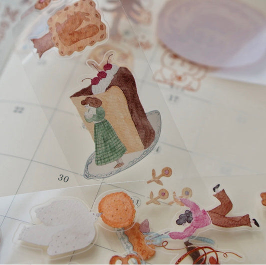 NEW! Ivy Snow - Sweet O'Clock | Kiss-cut | 4cm PET Tape | Release Paper | 10M