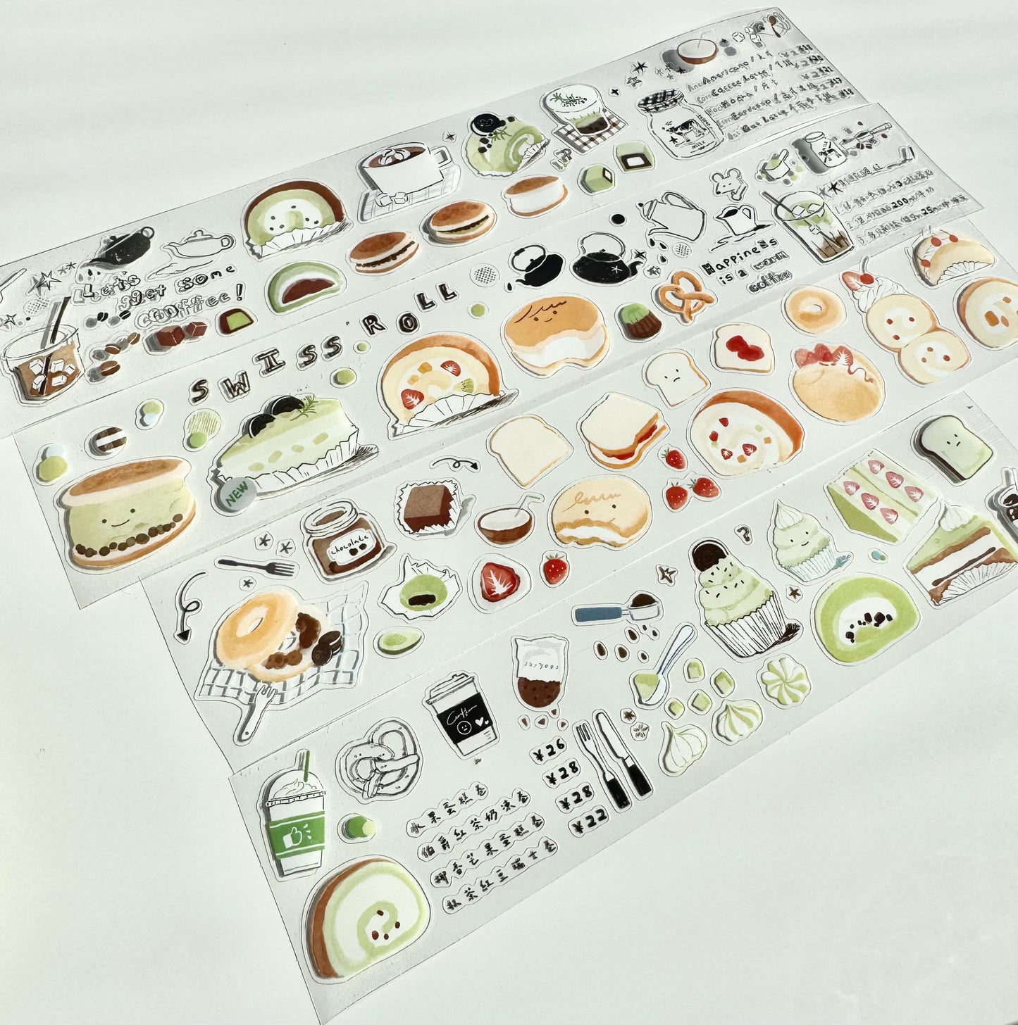 Paipai Studio - 30% Bitter | Kiss-cut | 4cm Tape | Release Paper | 5.1M