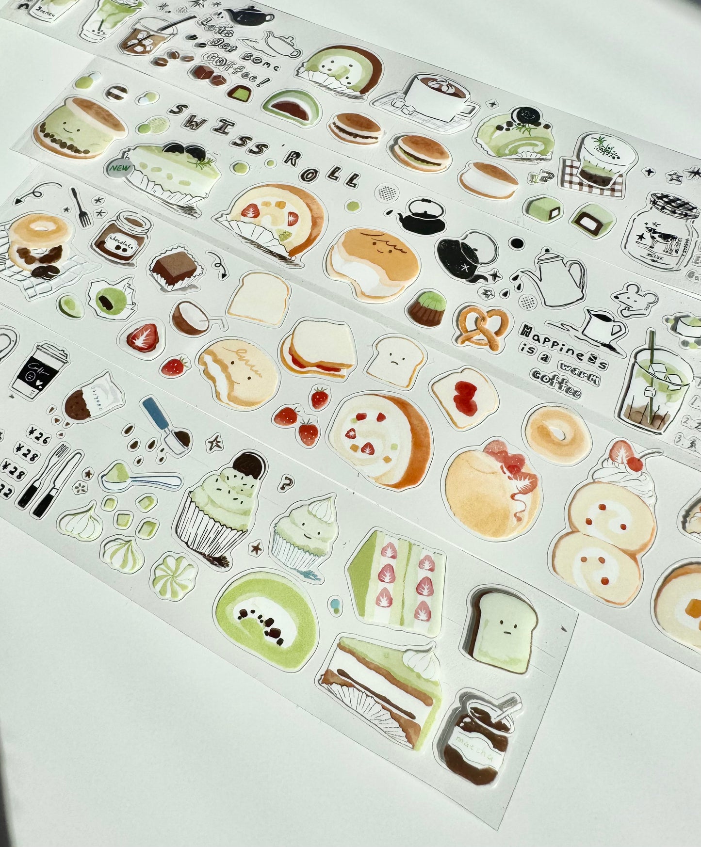 Paipai Studio - 30% Bitter | Kiss-cut | 4cm Tape | Release Paper | 5.1M