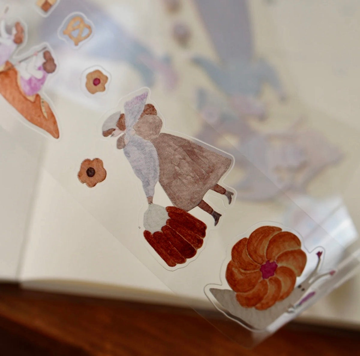 NEW! Ivy Snow - Sweet O'Clock | Kiss-cut | 4cm PET Tape | Release Paper | 10M