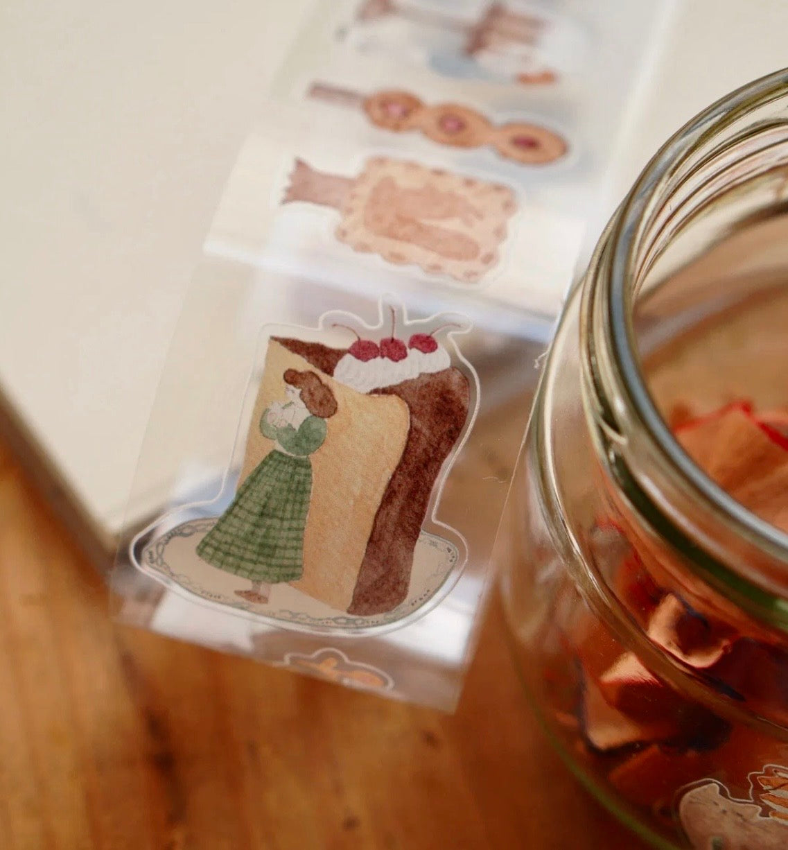 NEW! Ivy Snow - Sweet O'Clock | Kiss-cut | 4cm PET Tape | Release Paper | 10M