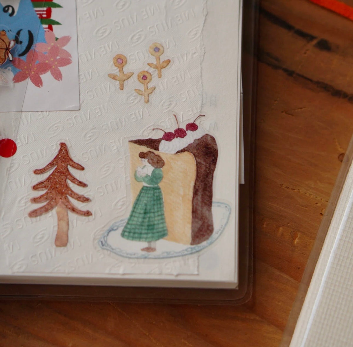 NEW! Ivy Snow - Sweet O'Clock | Kiss-cut | 4cm PET Tape | Release Paper | 10M