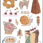 NEW! Ivy Snow - Sweet O'Clock  | 2 Sheets | Rub On Sticker