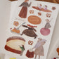NEW! Ivy Snow - Sweet O'Clock  | 2 Sheets | Rub On Sticker