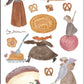 NEW! Ivy Snow - Sweet O'Clock  | 2 Sheets | Rub On Sticker