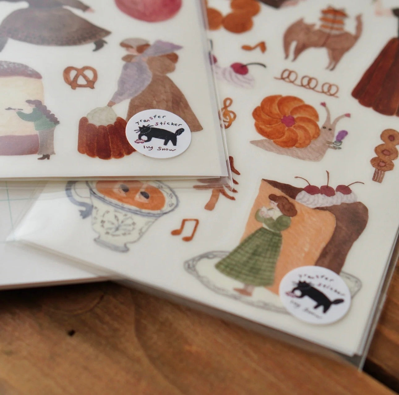 NEW! Ivy Snow - Sweet O'Clock  | 2 Sheets | Rub On Sticker