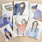NEW! DingDing - Vol.11 Illustrated Paper Envelope | 8pcs Double-Sided Print | Envelope Only | Journaling Accessories