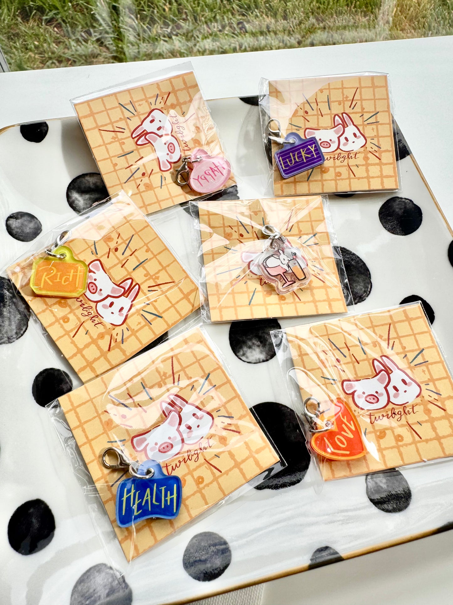 Twilight Studio - Mini Charms |  Acrylic | Journaling Accessories