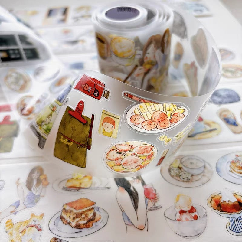 NEW! DingDing - A58 Leisure Time | Kiss-cut | 6cm Tape | Release Paper | 5M