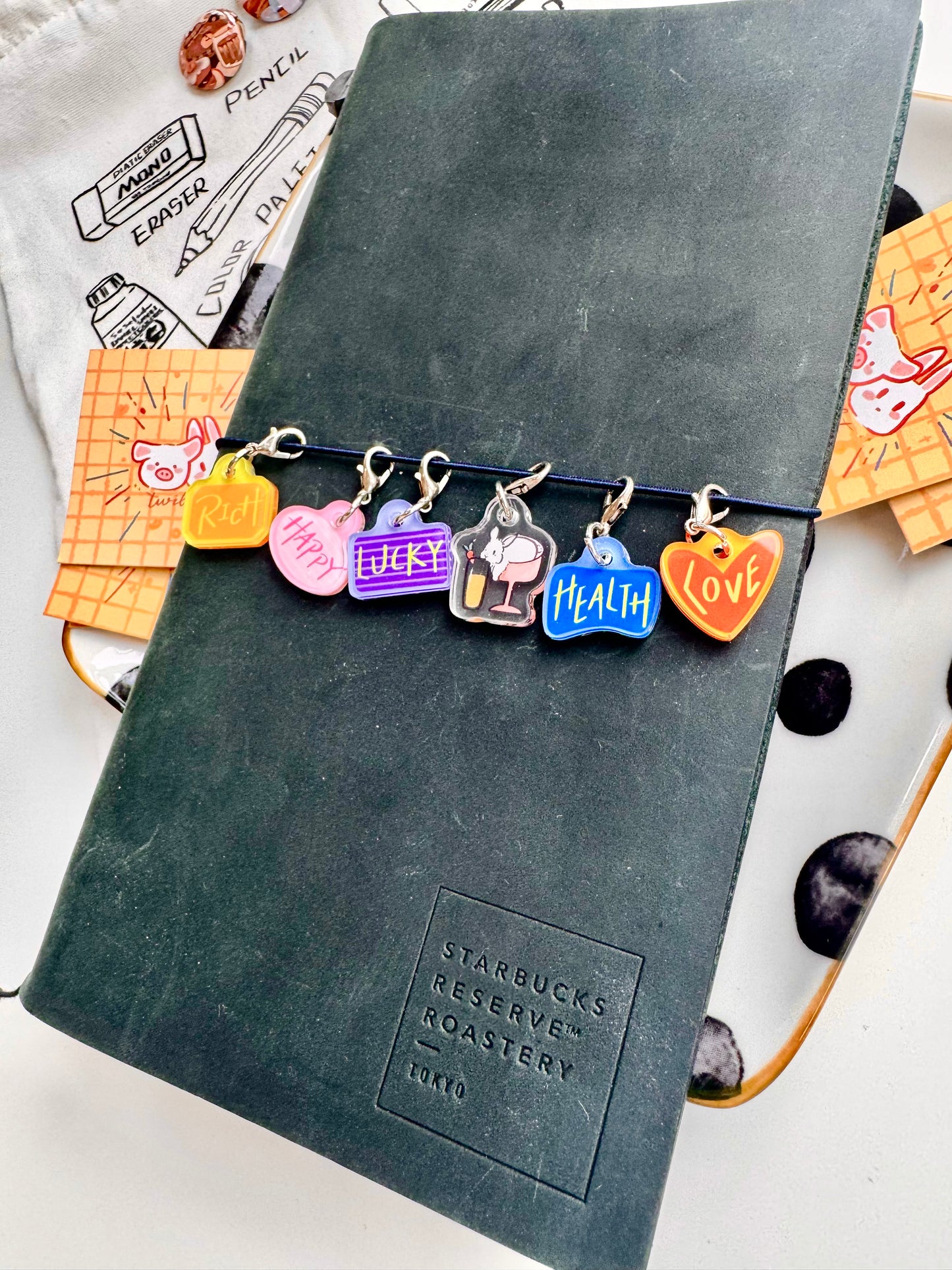 Twilight Studio - Mini Charms |  Acrylic | Journaling Accessories