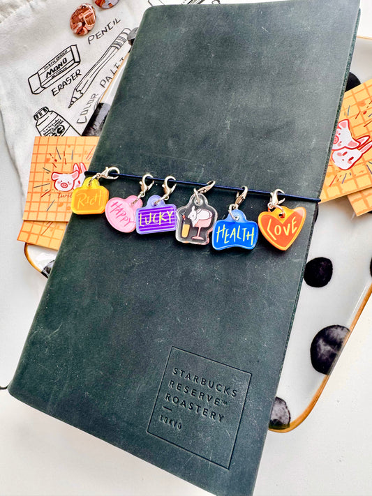 Twilight Studio - Mini Charms |  Acrylic | Journaling Accessories