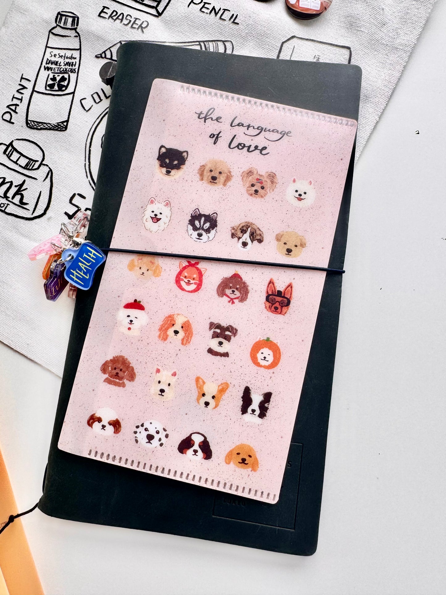 Twilight Studio - A6 Size | Portable File Holder | Receipt Organizer Insert | Journaling Accessories