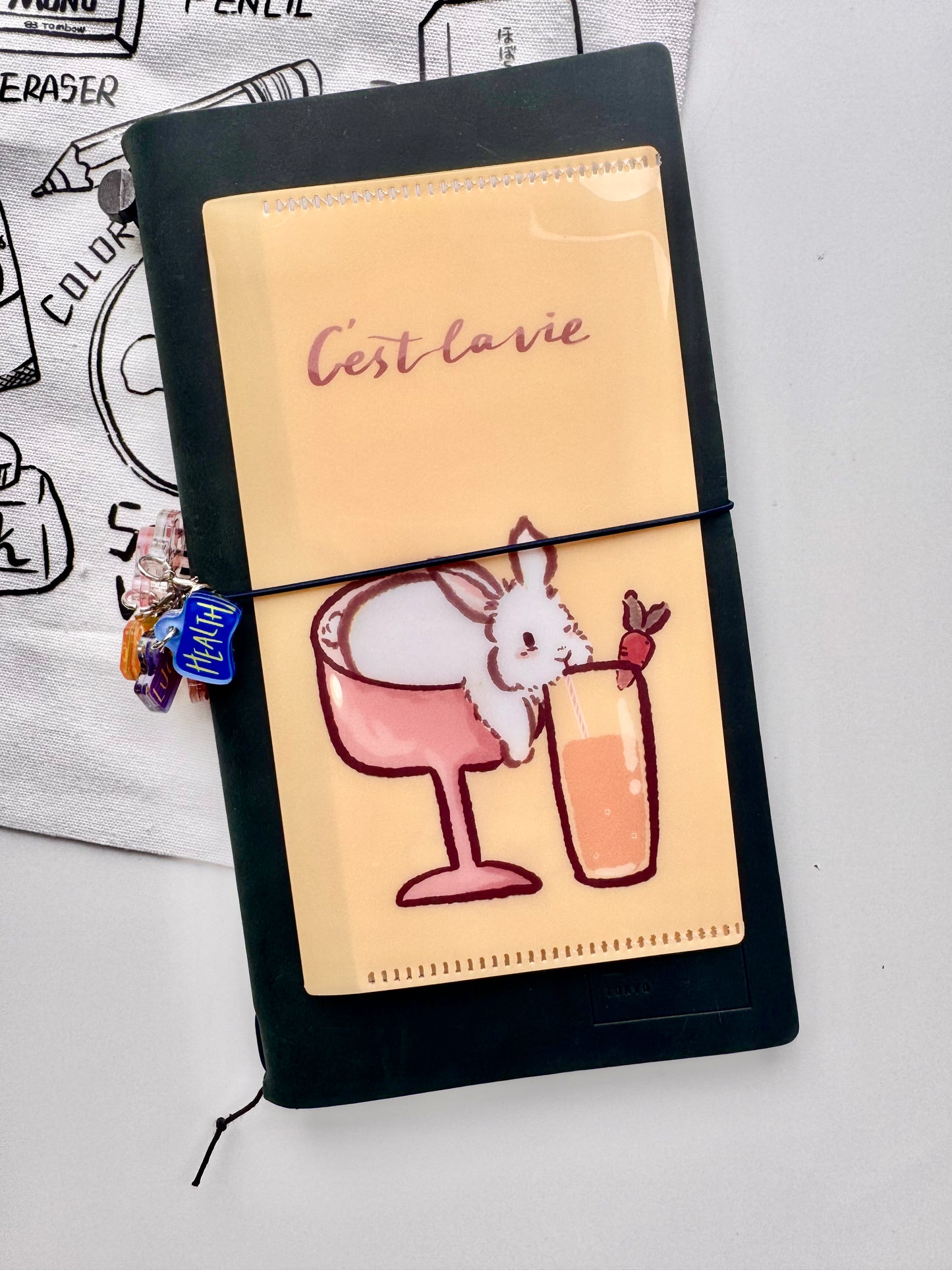 Twilight Studio - A6 Size | Portable File Holder | Receipt Organizer Insert | Journaling Accessories