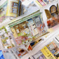 NEW! DingDing - A60 Little Shops | Kiss-cut | 7cm PET Tape | Release Paper | 5M