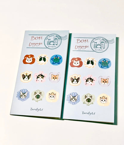 Twilight Studio -  | Colorful Insert with Clear PVC Cover | 48P TN Refill | Standard Size | Journaling Accessories