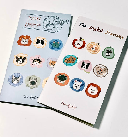 Twilight Studio -  | Colorful Insert with Clear PVC Cover | 48P TN Refill | Standard Size | Journaling Accessories