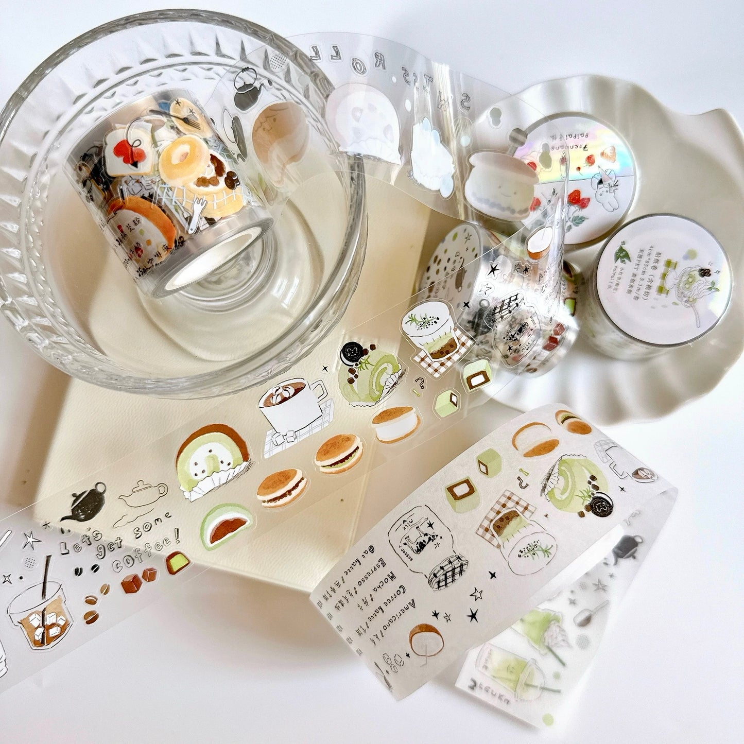 Paipai Studio - 30% Bitter | Kiss-cut | 4cm Tape | Release Paper | 5.1M