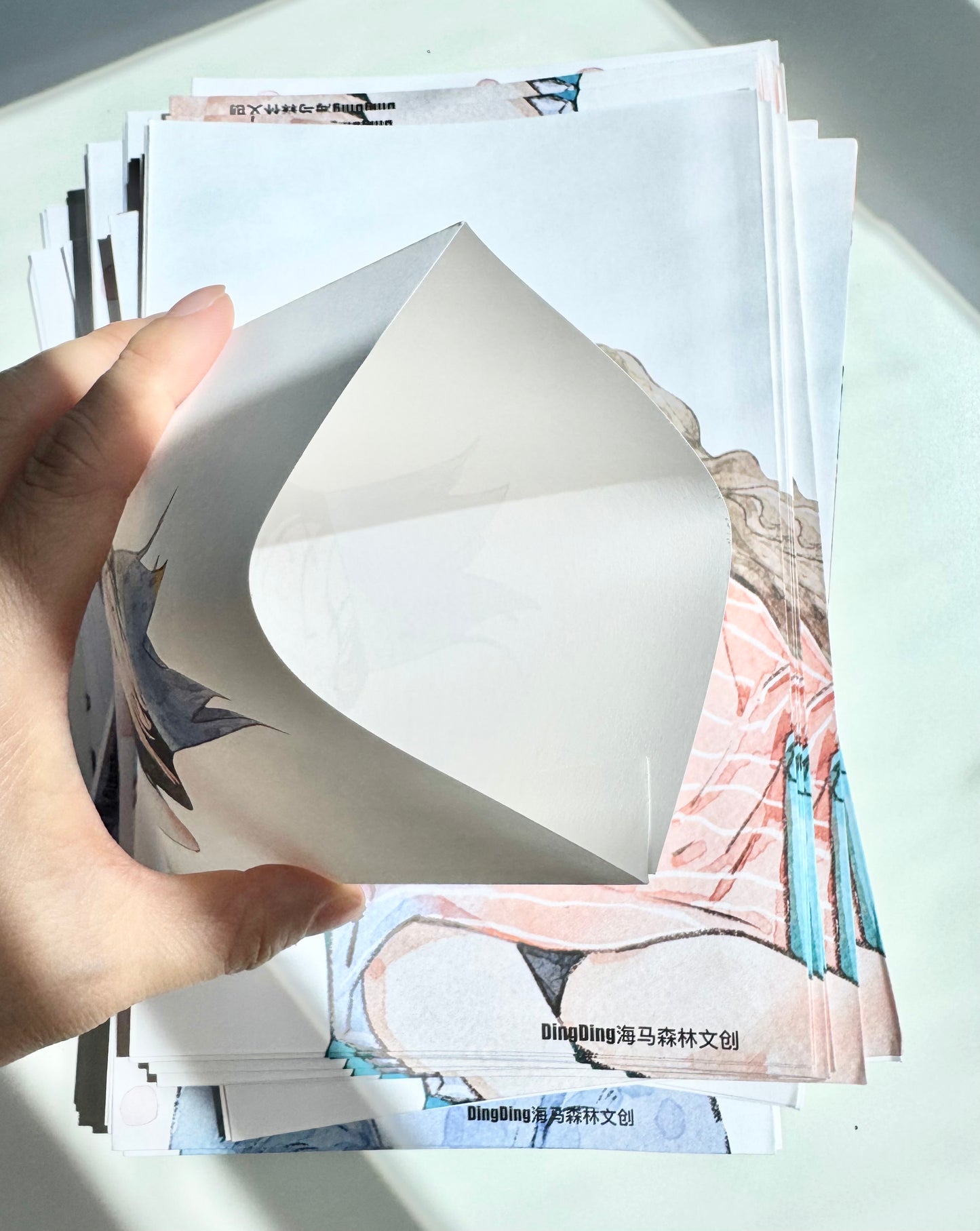 NEW! DingDing - Vol.11 Illustrated Paper Envelope | 8pcs Double-Sided Print | Envelope Only | Journaling Accessories