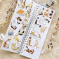NEW! DingDing - A62 Cats | Kiss-cut | 3cm PET Tape | Release Paper | 6M