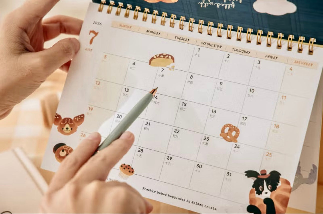 NEW! LIMITED! wwiinngg - Little Corners in Life | 2026 Desk Calendar | Journaling Accessories | Desk Decor