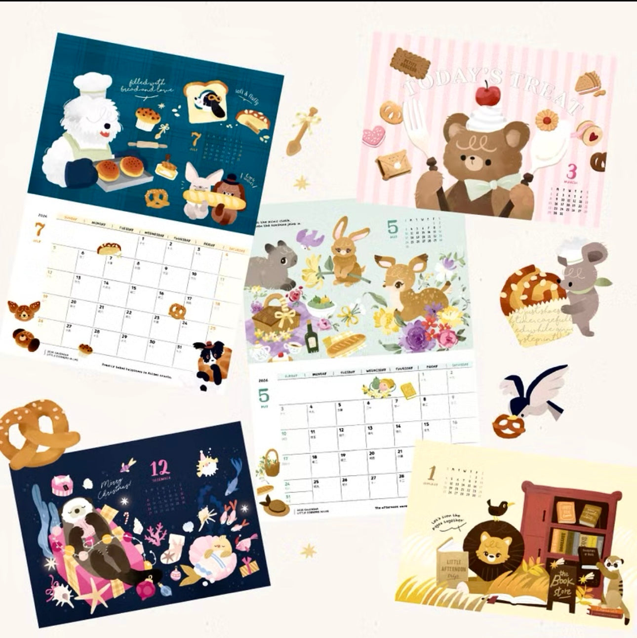 NEW! LIMITED! wwiinngg - Little Corners in Life | 2026 Desk Calendar | Journaling Accessories | Desk Decor