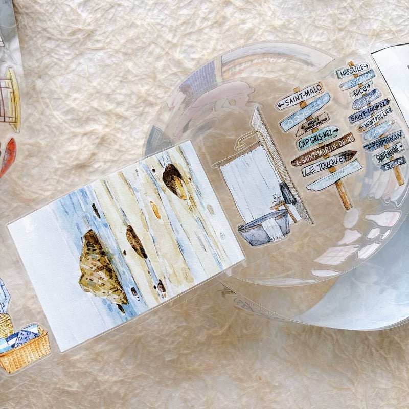 NEW! DingDing - A66 Ocean Stories | Kiss-cut | 6cm PET Tape | Release Paper | 5M