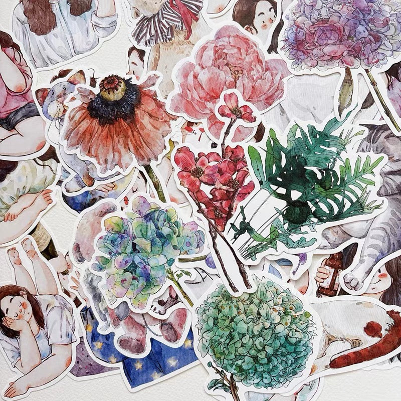 NEW! DingDing - Vol.11 | 96 Sheets Non-repeating Designs | Shaped Memo Paper | Ephemera Paper