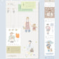 Good Morning Studio - 2024 Chill Time Calendar | 5cm Washi Tape |  Die Cut | Release Paper | 5M