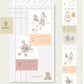 Good Morning Studio - 2024 Chill Time Calendar | 5cm Washi Tape |  Die Cut | Release Paper | 5M