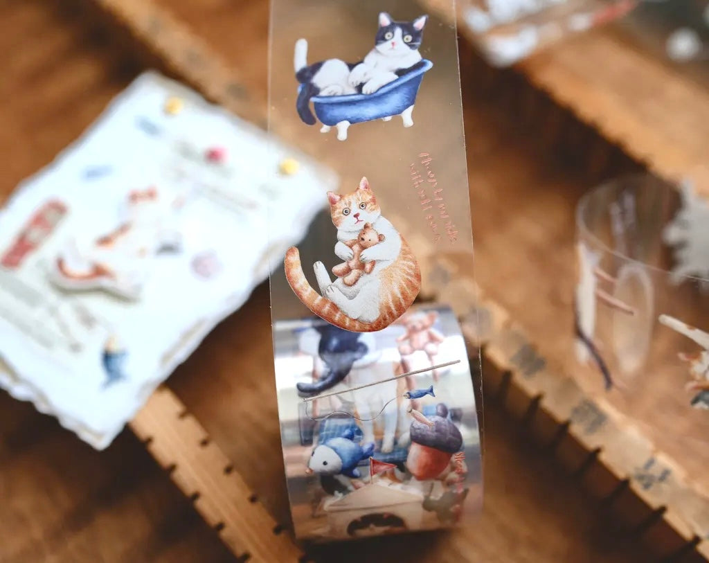 NEW! Sonia - Cat's Daily Life | 3cm PET Tape |  Release Paper | 10M