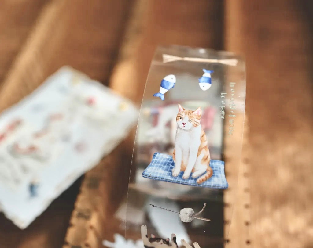 NEW! Sonia - Cat's Daily Life | 3cm PET Tape |  Release Paper | 10M