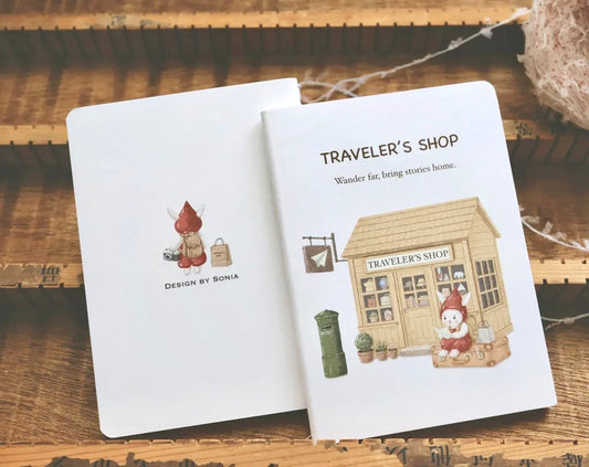 NEW! Sonia - 30p Thread-bound Notebooks | Passport Size | Blank Inner Pages | Planner | Journaling Accessories