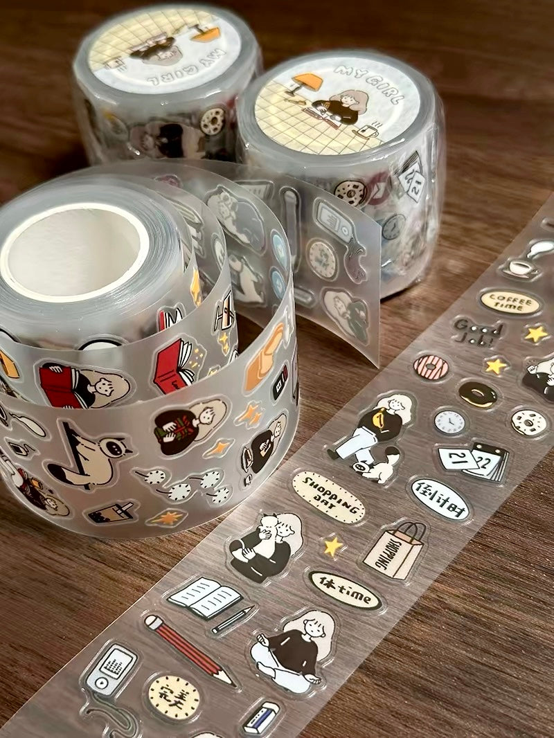 NEW! Watch Them - My Girl | Kiss-cut | 4cm Tape | Release Paper | 5.6M
