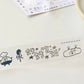 NEW! Rolling Island - Gungun's Little Days | Kiss-cut | Silver Foil | 2cm PET Tape | Release Paper | 5M