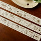 NEW! Rolling Island - Bread Buddies | Kiss-cut | Silver Foil | 3cm Washi Tape | Release Paper | 5M