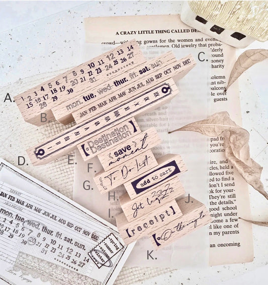 Journal Pages - Where To Next II | Rubber Stamps