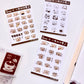 Xiao Xiao Studio - Emoji | Pocket Sticker | 1 Sheet | Washi Paper Stickers