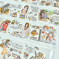 NEW! Xingxing Studio - Leisurely Days | Kiss-cut | 6.5cm PET Tape | Release Paper | 5M