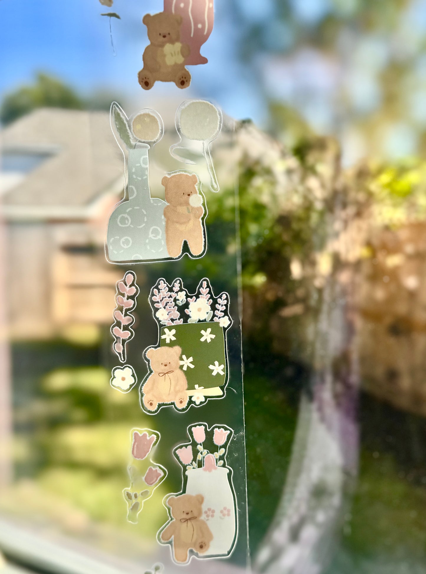 Xiao Xiao Studio - Little Bear's Garden | Kiss-cut | 5cm PET Tape | Release Paper | 5M