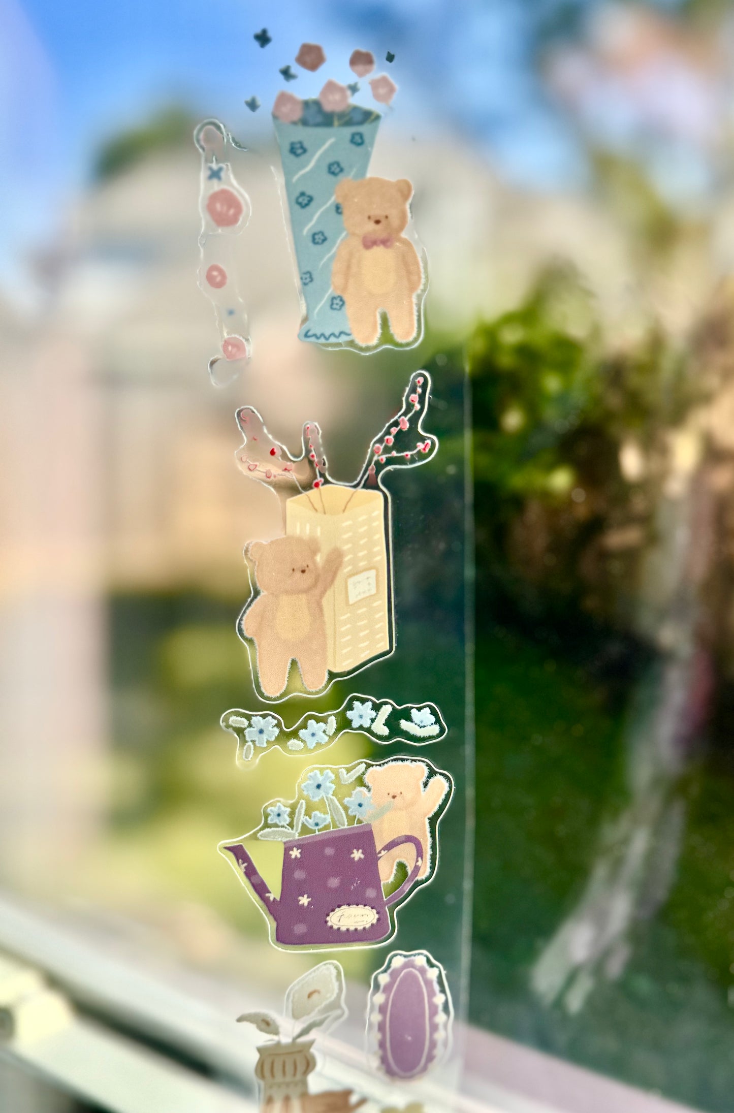 Xiao Xiao Studio - Little Bear's Garden | Kiss-cut | 5cm PET Tape | Release Paper | 5M
