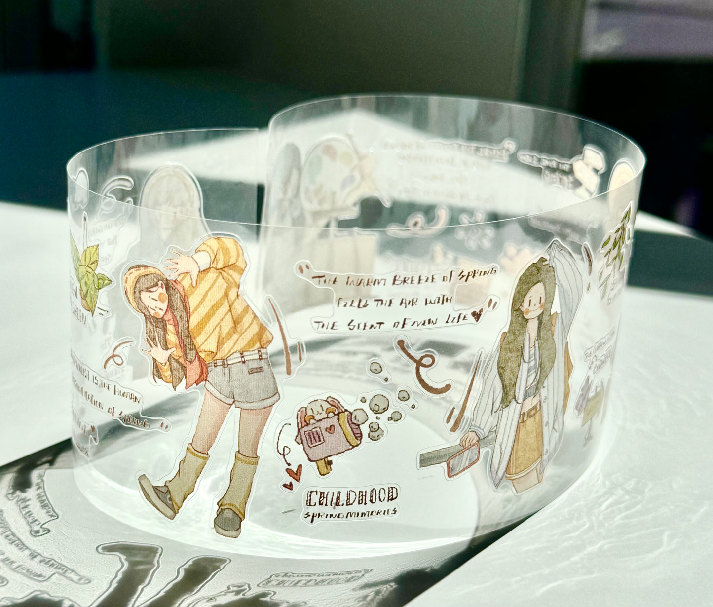 NEW! Xingxing Studio - Leisurely Days | Kiss-cut | 6.5cm PET Tape | Release Paper | 5M