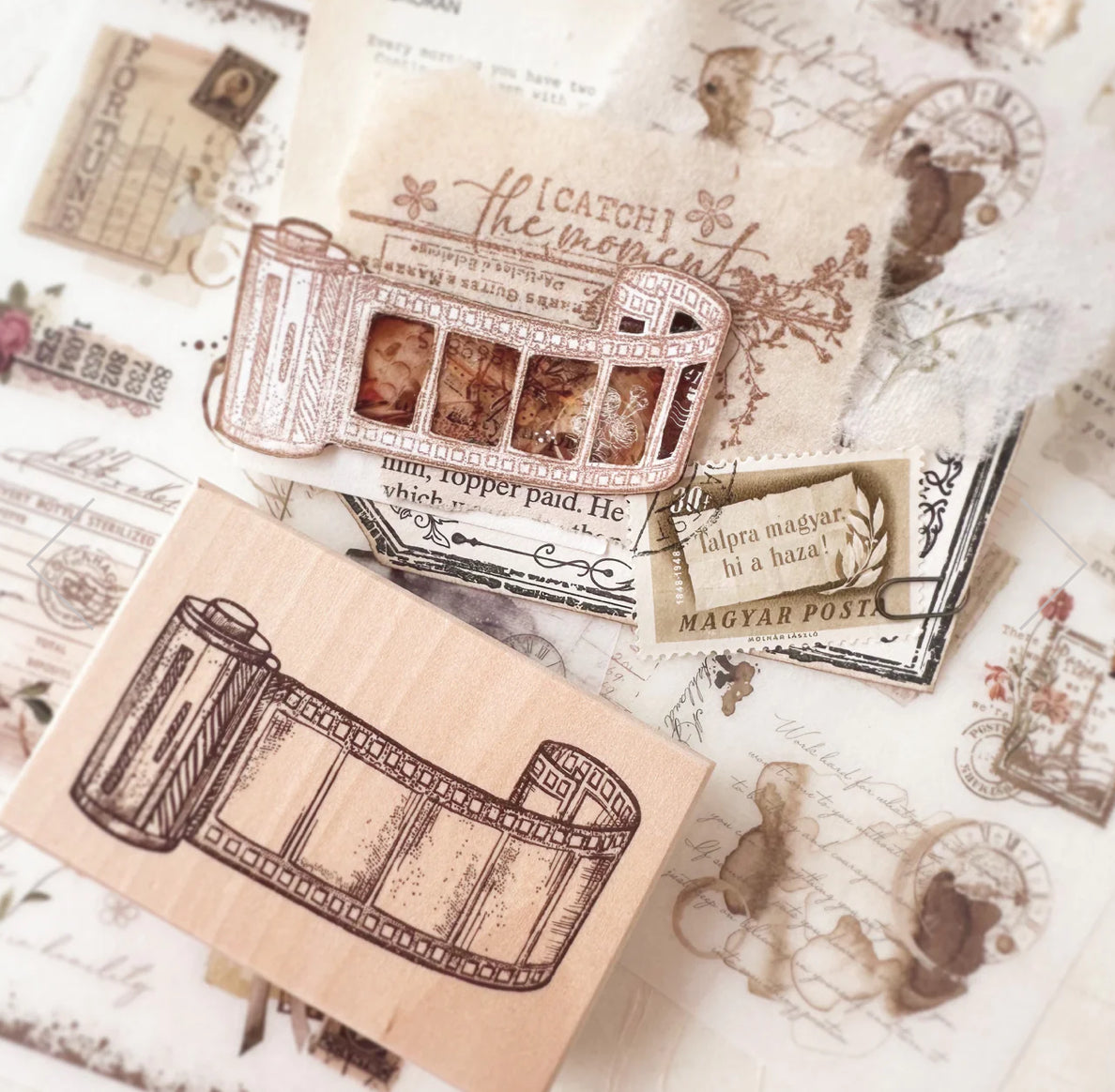 Journal Pages - Slow Living - Catch The Moment| Rubber Stamps