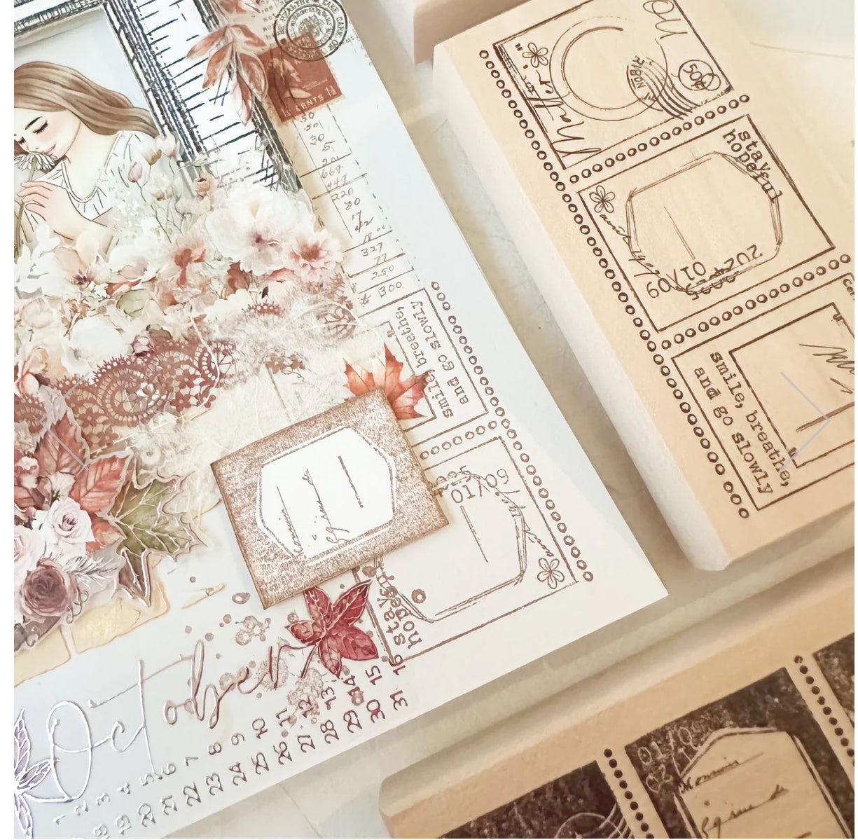 Journal Pages - Slow Living - Catch The Moment| Rubber Stamps